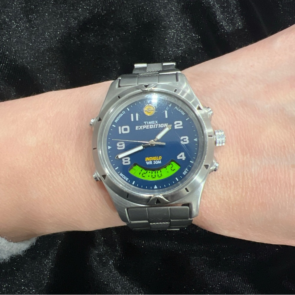 TIMEX EXPEDITION Indiglo WR 50m Watch Stainless